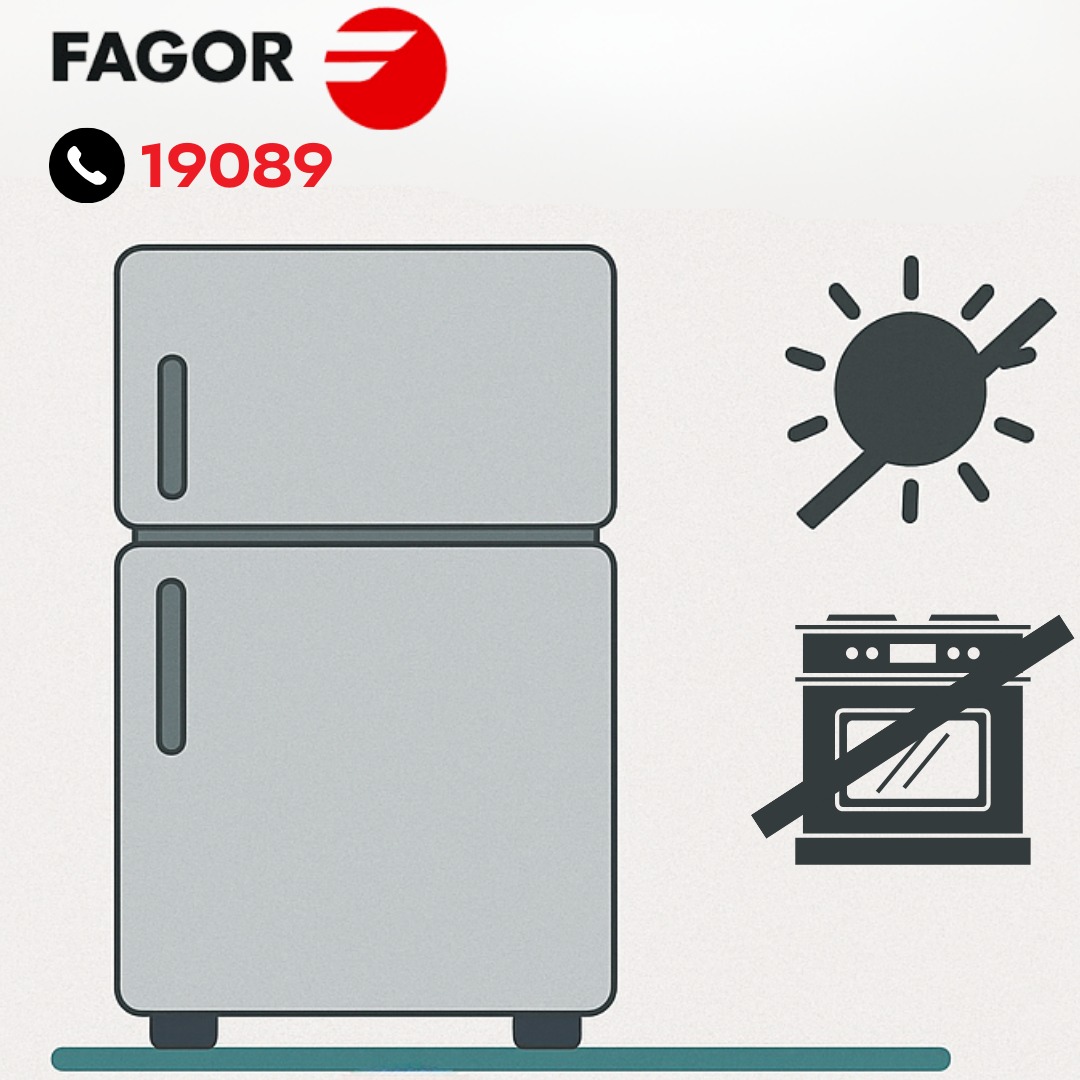 التأكد من استقرار الثلاجة فاجور في مكانها التأكد من استقرار الثلاجة فاجور في مكانها