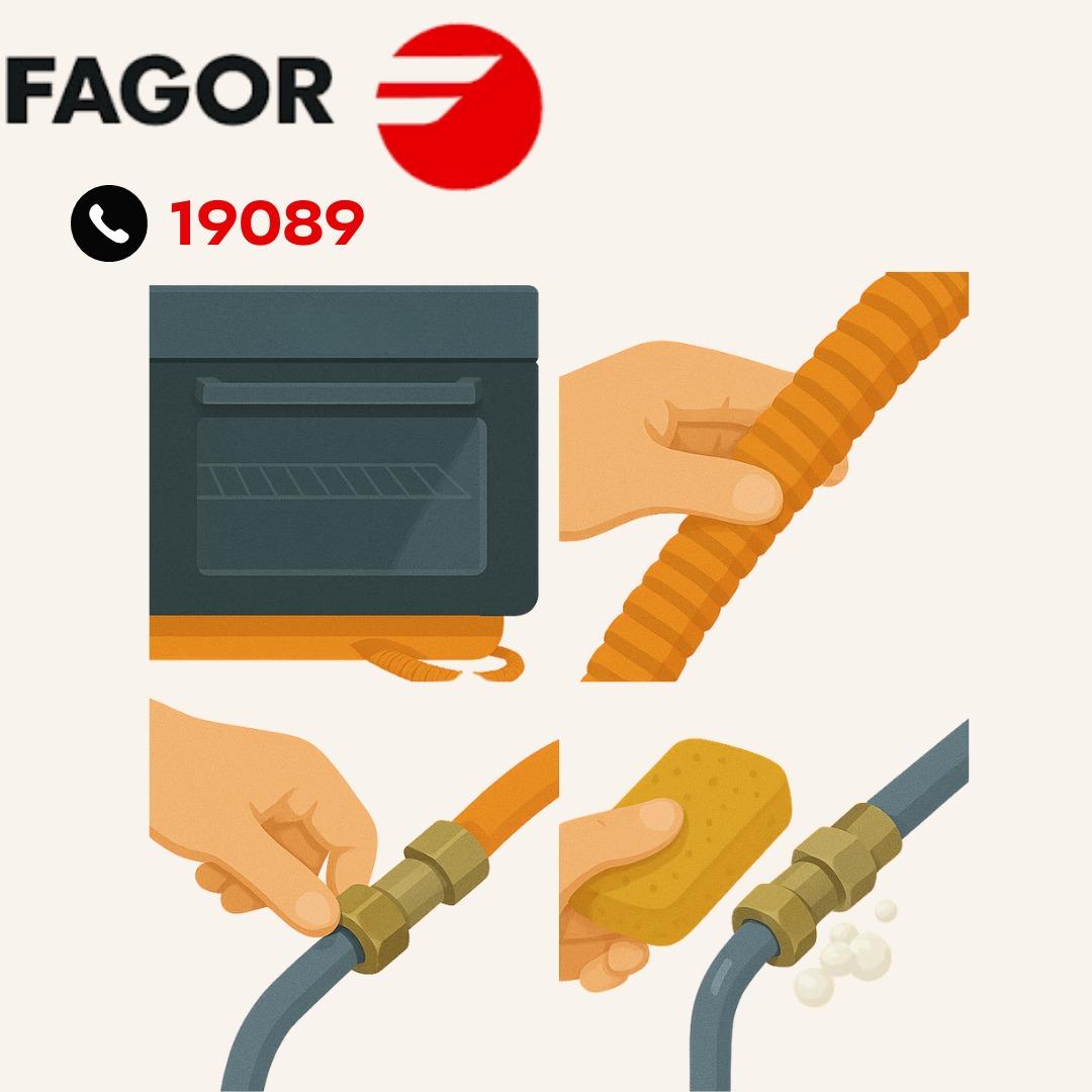 فحص وصلة الغاز والخرطوم فحص وصلة الغاز والخرطوم